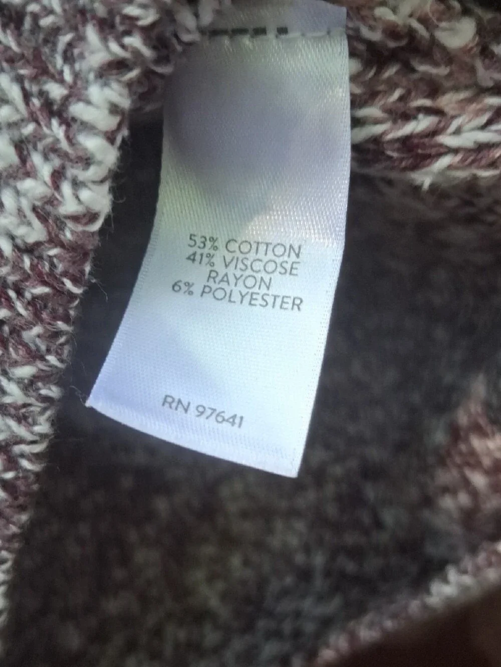 Women's Light purple Marled Crewneck Sweater - Soft Everyday Pullover Size Small